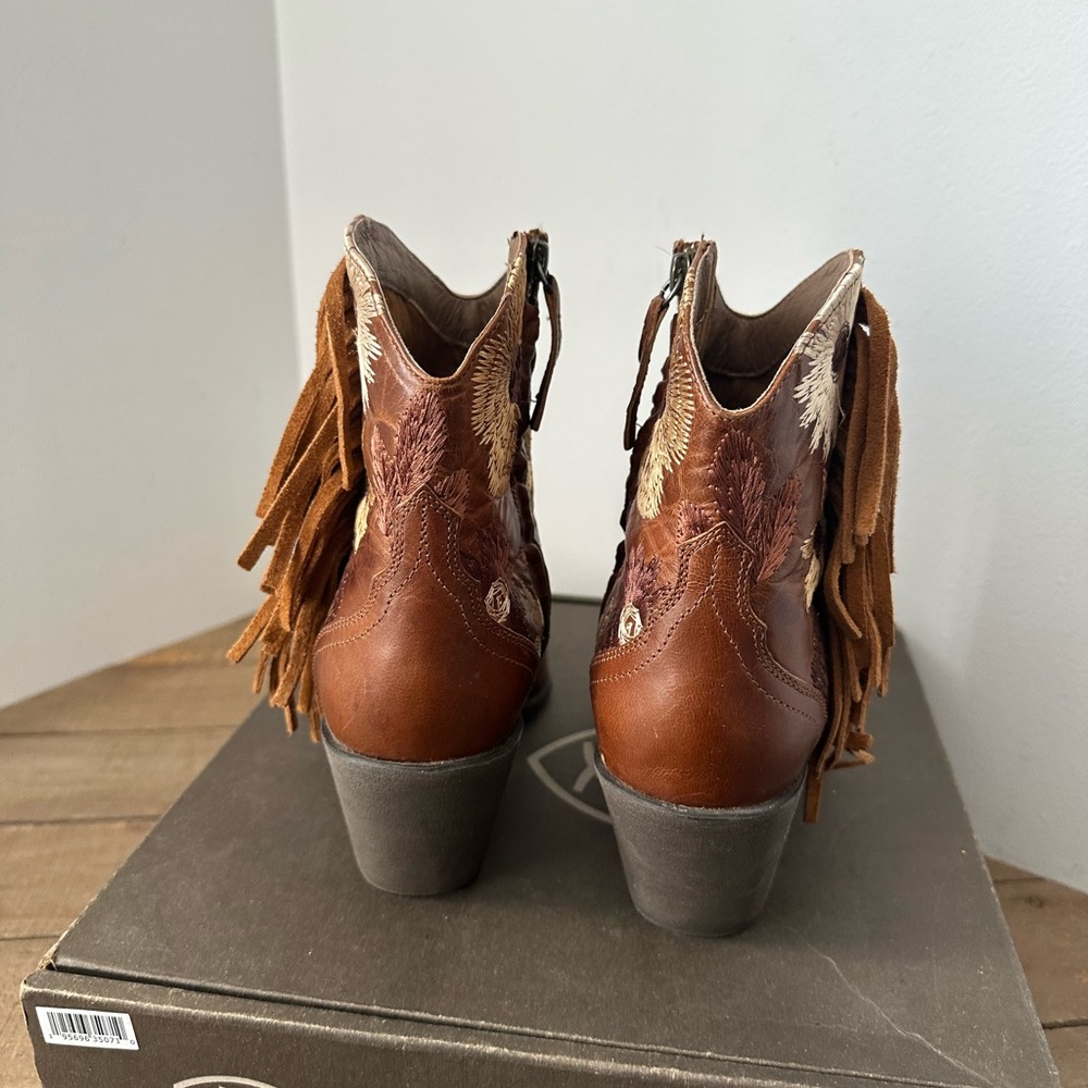 Ariat Cowboy Boots Florence Western Boot Costal Cowgirl Festival Embroidered - Picture 13 of 15